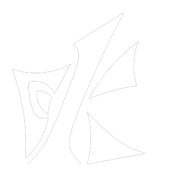 Logotipo de mi marca de diseño gráfico y i·ilustración Akvi, version blanco
